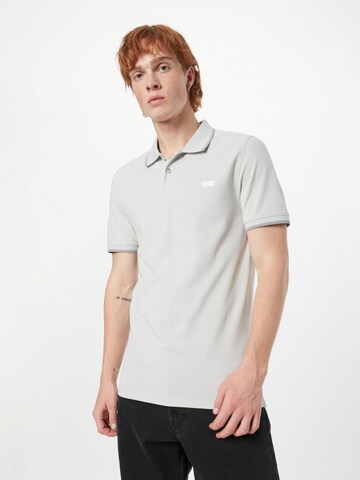 LEVI'S ® - Camiseta 'Slim Housemark Polo' en gris: frente