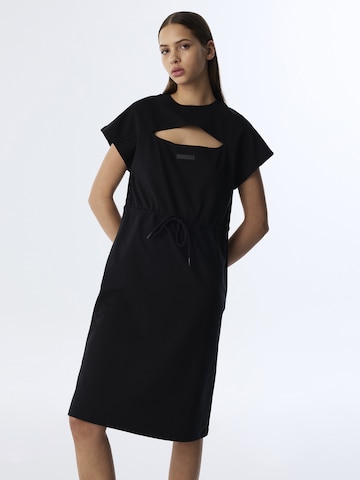 Twist Jurk in Zwart: voorkant