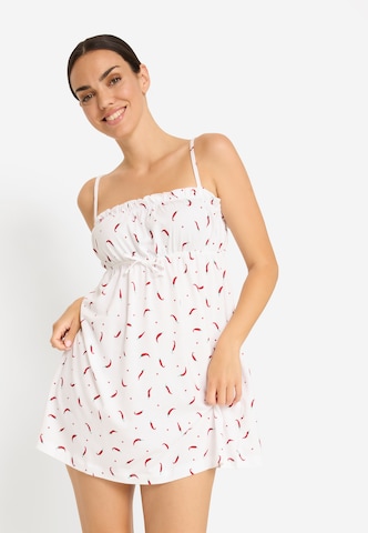 LSCN by LASCANA Negligée i hvid: forside