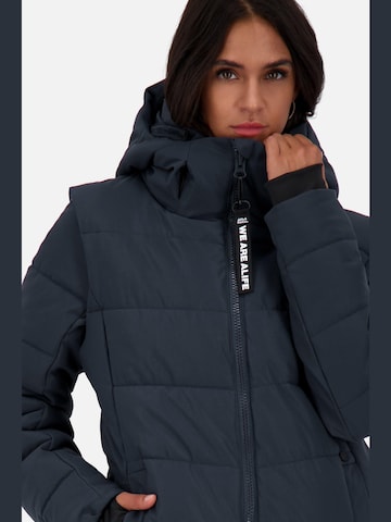 alife & kickin Winter Jacket 'Nelly' in Blue