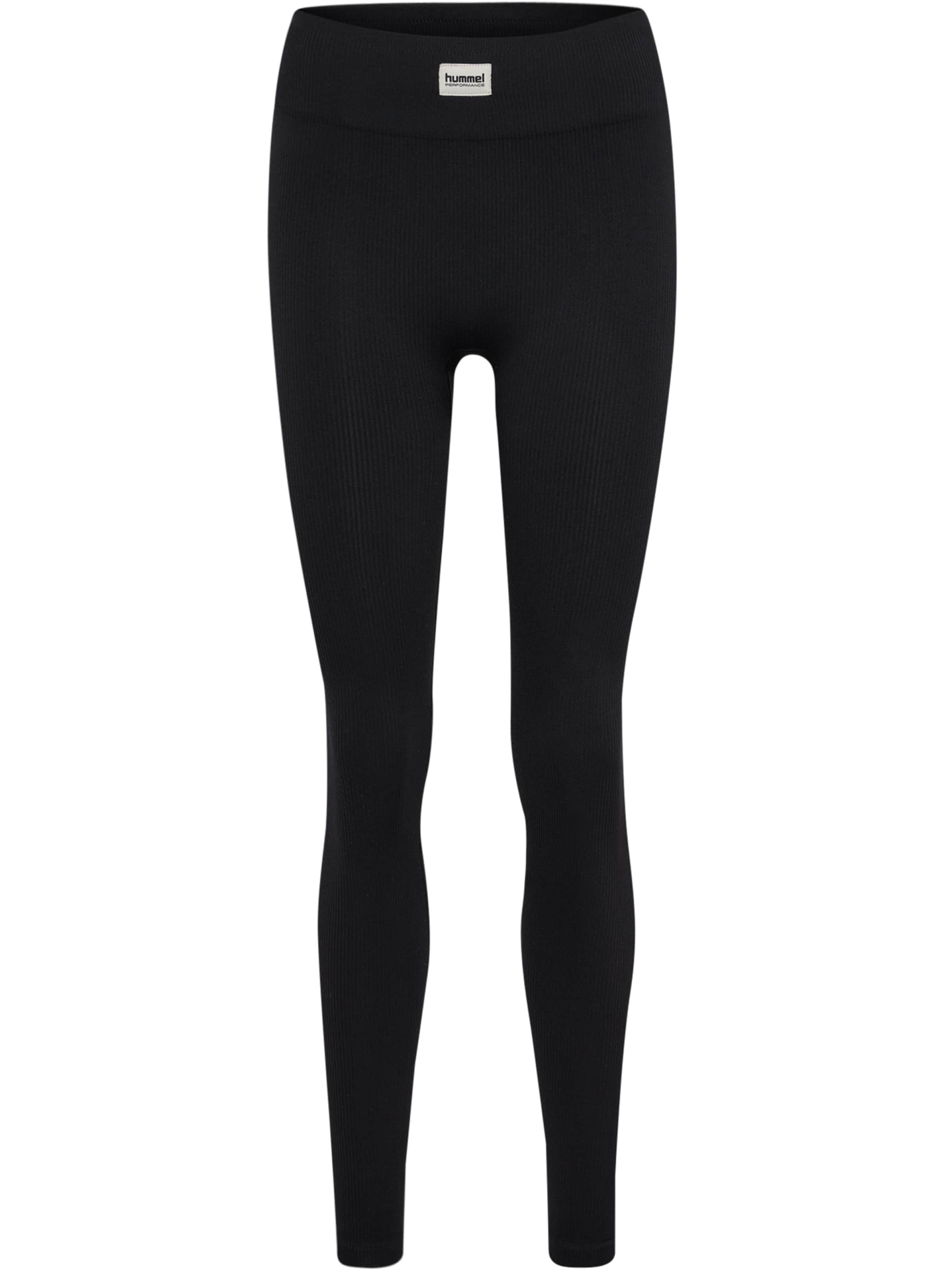 Skinny Pantalon de sport 'Pulse' Hummel en noir : devant
