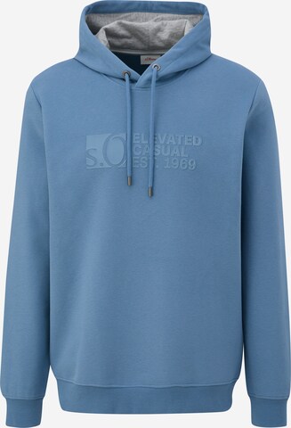 Sweat-shirt s.Oliver en bleu : devant