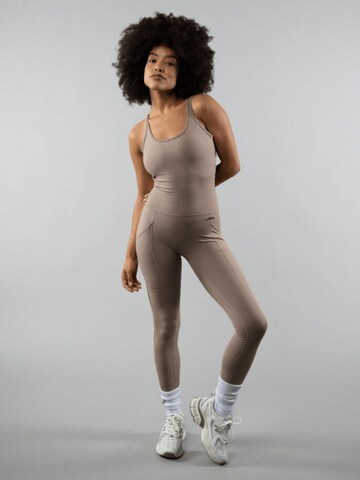 Body de sport 'Jumpsuit' unveil active en gris : devant