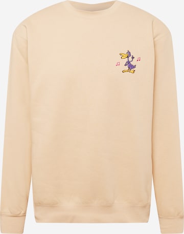 Obey Sweatshirt 'DISCO DUCK' in Beige: predná strana