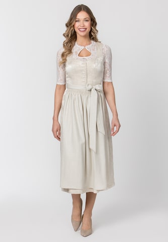 STOCKERPOINT Dirndl 'Roserl' in Beige: front