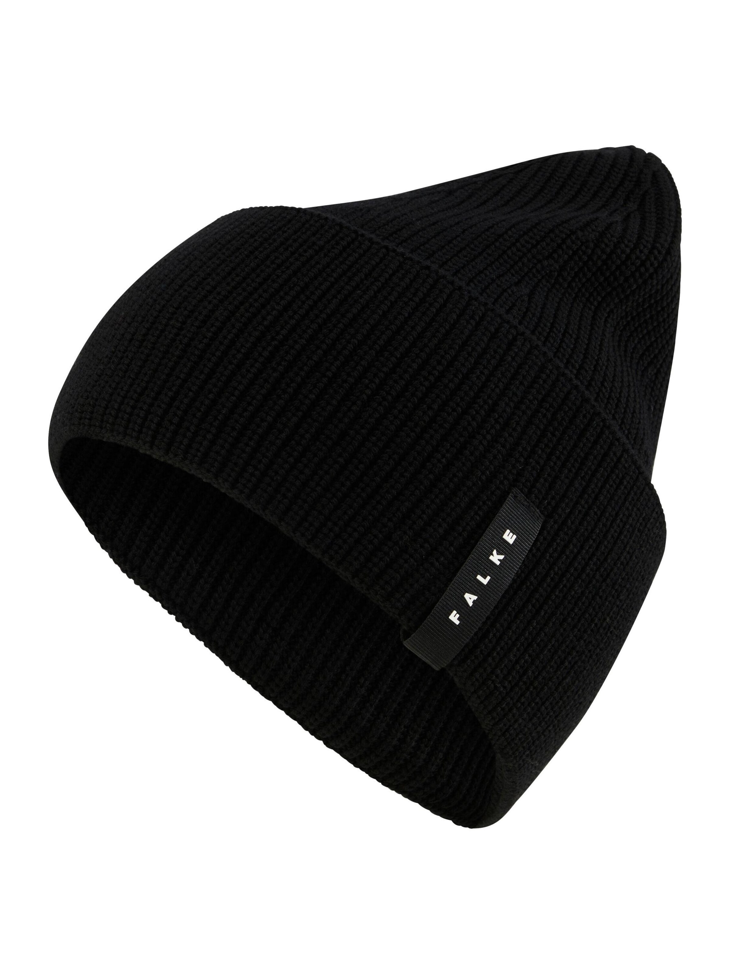 FALKE Beanie in Black: front