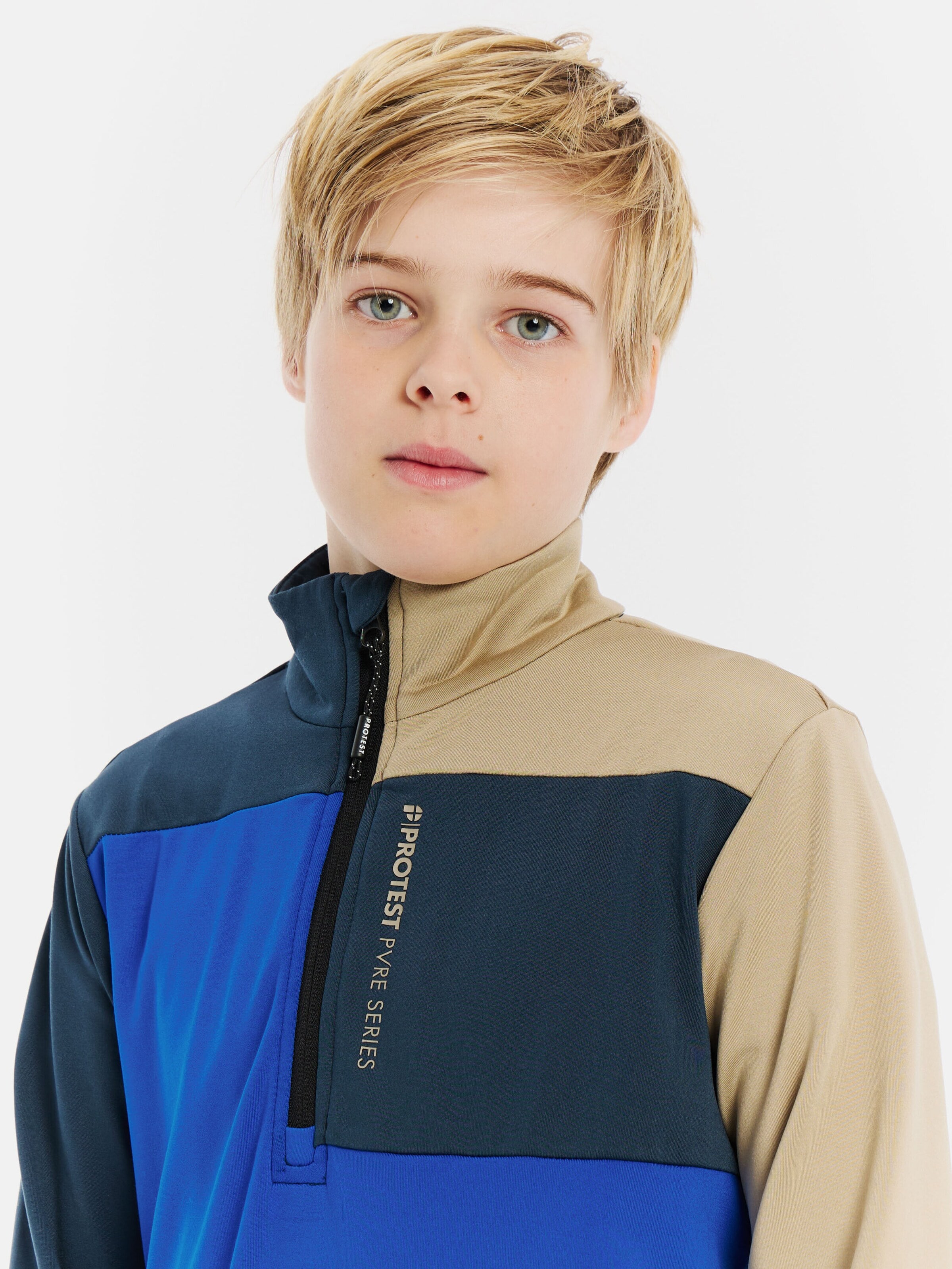 PROTEST Sportief sweatshirt 'PRTMarno JR' in Blauw