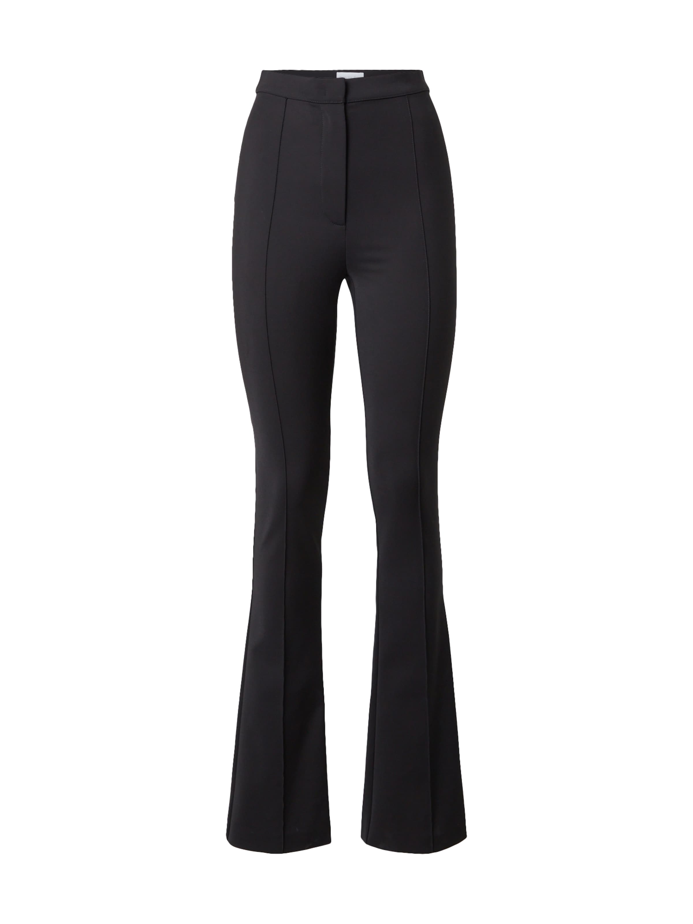PATRIZIA PEPE Flared Pants in Black: front