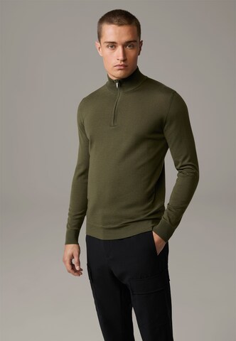 STRELLSON Sweater 'Marek' in Green: front