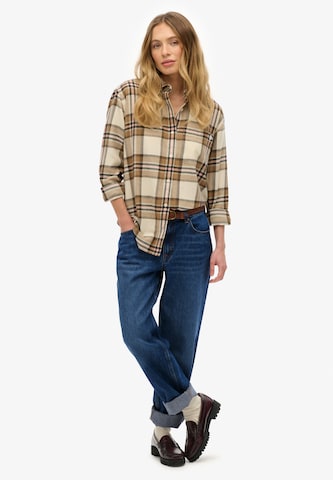 Chemisier Superdry en beige