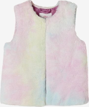 s.Oliver Vest in Mixed colors: front