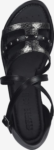 GEOX Strap Sandals in Black