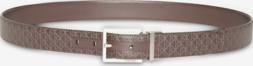 Ceinture Calvin Klein en marron : devant