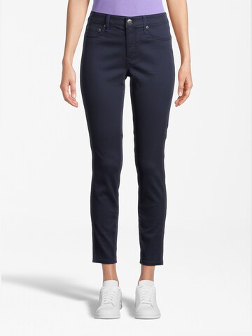 Coupe slim Pantalon AÉROPOSTALE en bleu : devant