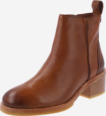 CLARKS Booties 'Cologne' in Brown: front