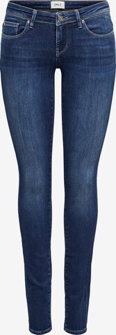 ONLY Skinny Jeans 'Coral' in Blauw: voorkant