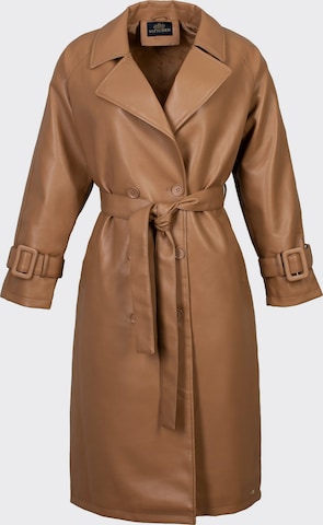 Wittchen Between-Seasons Coat in Brown: front