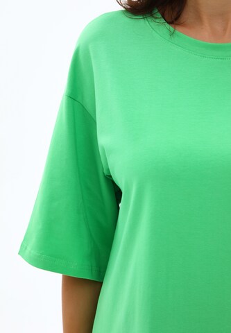 Awesome Apparel Oversized Dress in Green