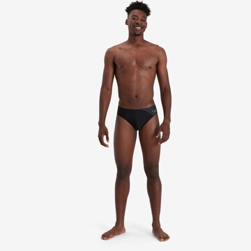 SPEEDO Badehose 'Tech Placement' in Schwarz