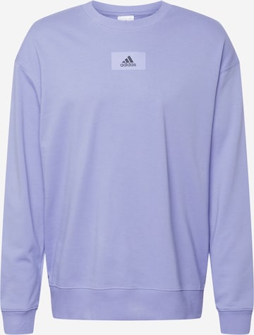 ADIDAS SPORTSWEAR - Sweatshirt de desporto em roxo: frente