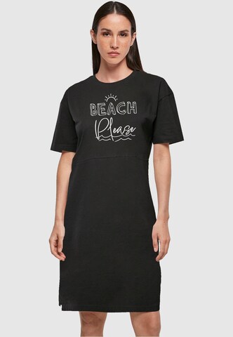 Robe 'Beach Please' Merchcode en noir : devant