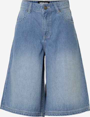 Urban Classics Wide leg Jeans in Blauw: voorkant