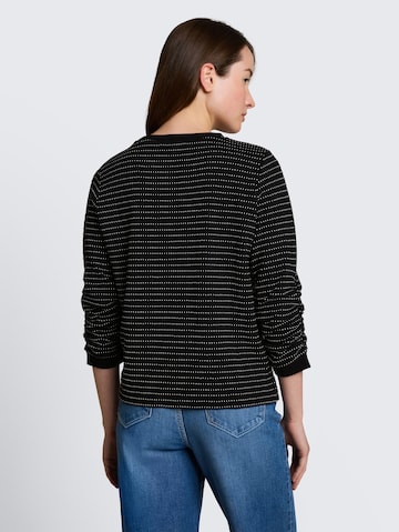 juoda TOM TAILOR DENIM Megztinis be užsegimo