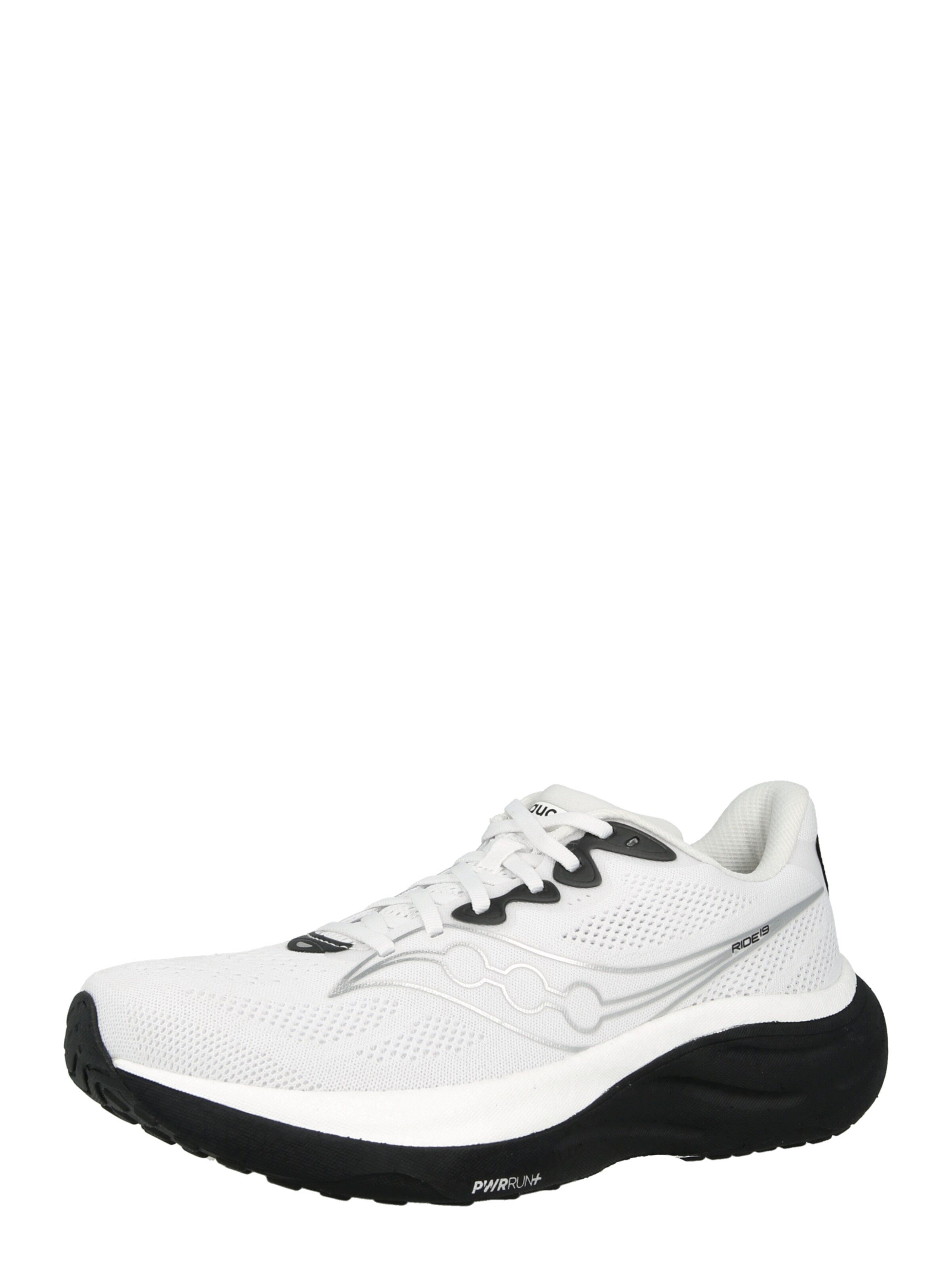 saucony Běžecká obuv 'RIDE 19' – bílá: přední strana