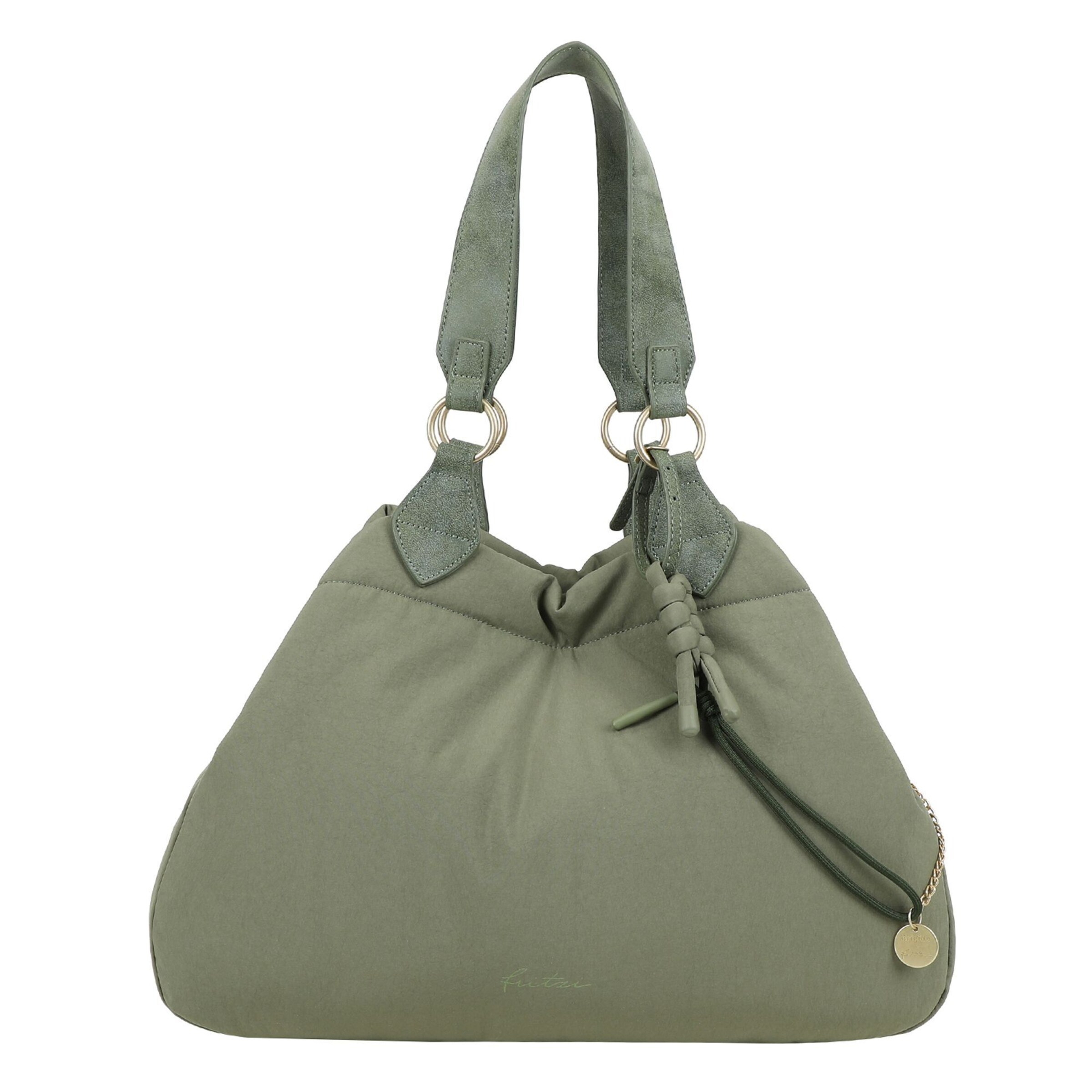 Shopper 'Brigitte' di Fritzi aus Preußen in verde: frontale