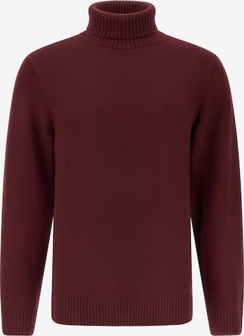 Pulover de la Boggi Milano pe roșu: față