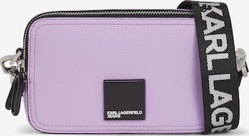 KARL LAGERFELD JEANSTorba preko ramena - ljubičasta boja: prednji dio
