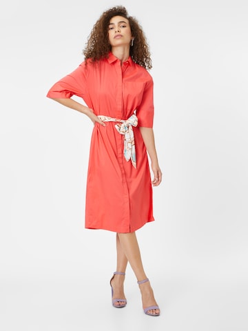 s.Oliver BLACK LABEL Shirt dress in Orange: front