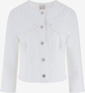 GUESS Between-Season Jacket in White: front