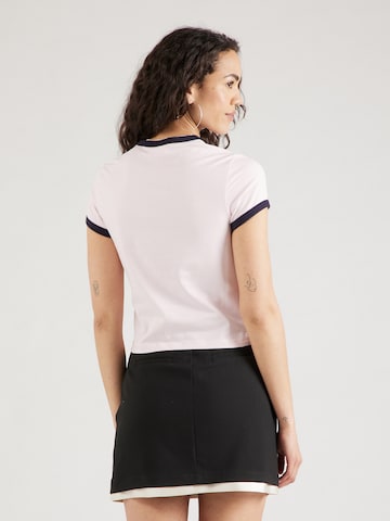 Juicy Couture Футболка 'The Arched Football Ringer' в Ярко-розовый
