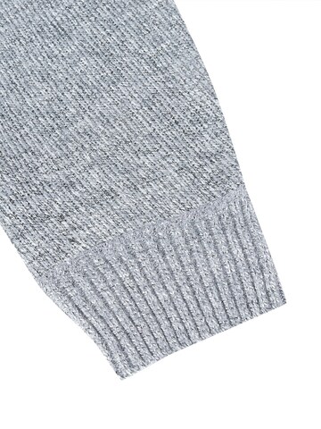 YOUTHUP Strickjacke 'Wertigkeit'‌‌‌‌‌‌ in Grau