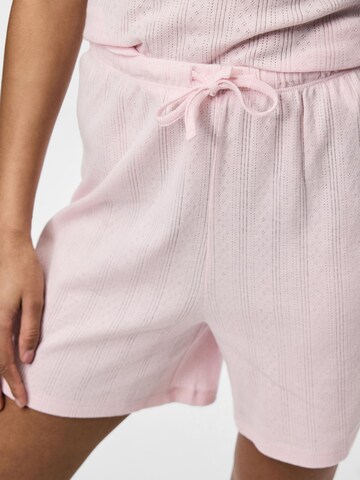 PIECES Regular Pants in Pink