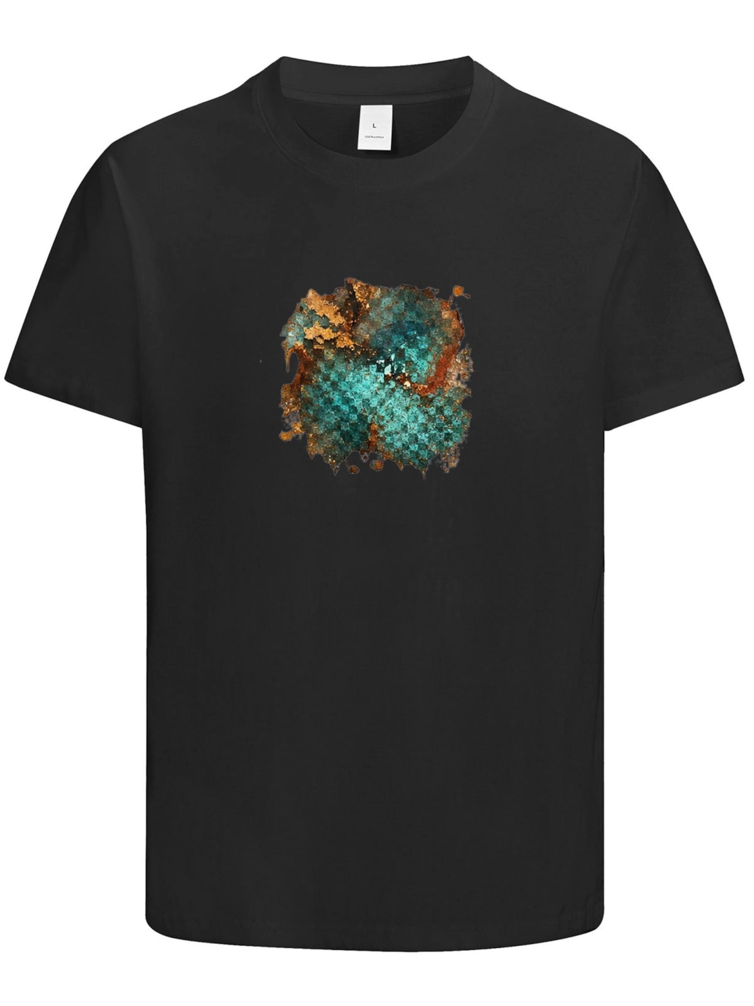 HUSKSWARE Shirt 'Grafik'‌ in Schwarz: Vorderseite