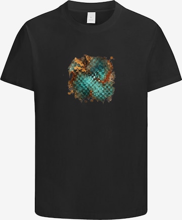 HUSKSWARE Shirt 'Grafik' in Schwarz: Vorderseite