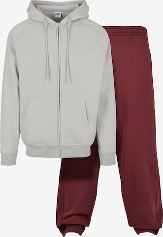 Urban Classics Sweatsuit in Grey: front
