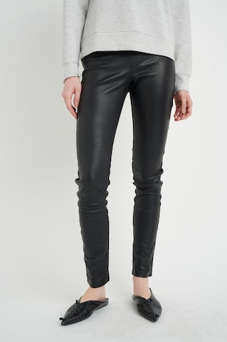 InWear Skinny Pants 'Luella' in Black: front