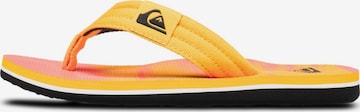 Chaussures ouvertes 'Molokai Layback' QUIKSILVER en jaune : devant