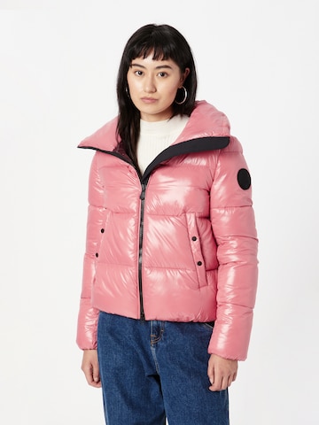 SAVE THE DUCK Between-season jacket 'ISLA' in Pink: front