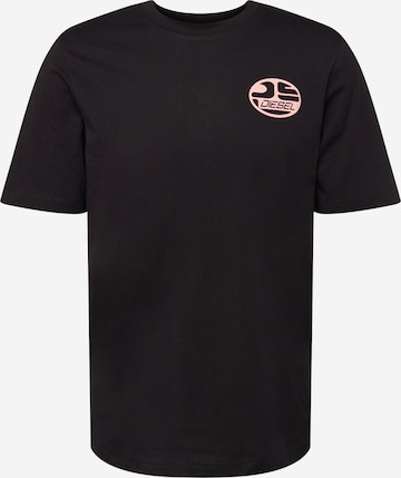 DIESEL Shirt 'JUST' in Black: front