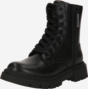 Bottes TOMMY HILFIGER en noir : devant