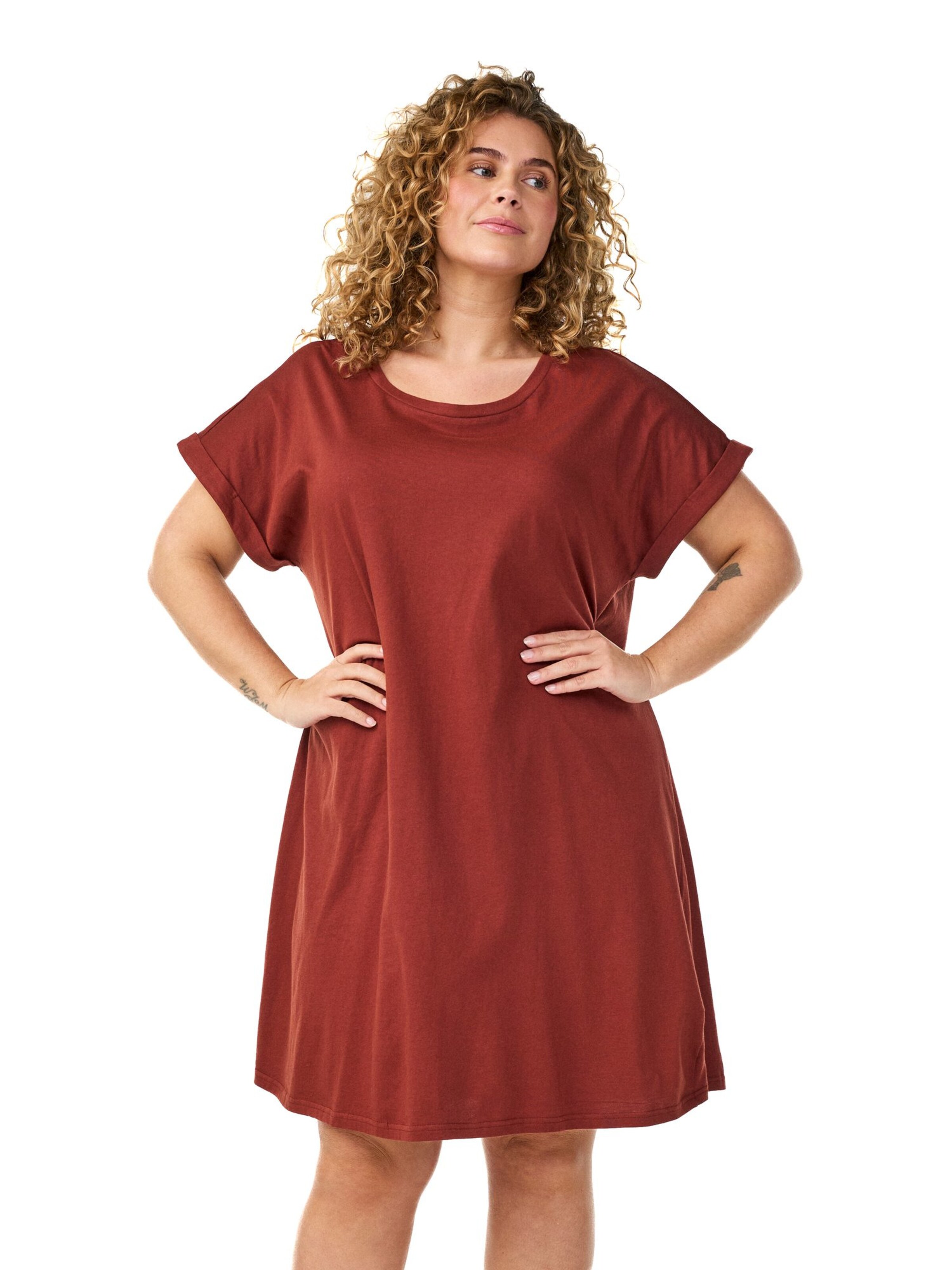 Zizzi Sukienka 'Mbrynn' w kolorze mieszane kolory: przód