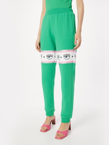 Chiara Ferragni - Tapered Pantalón en verde: frente