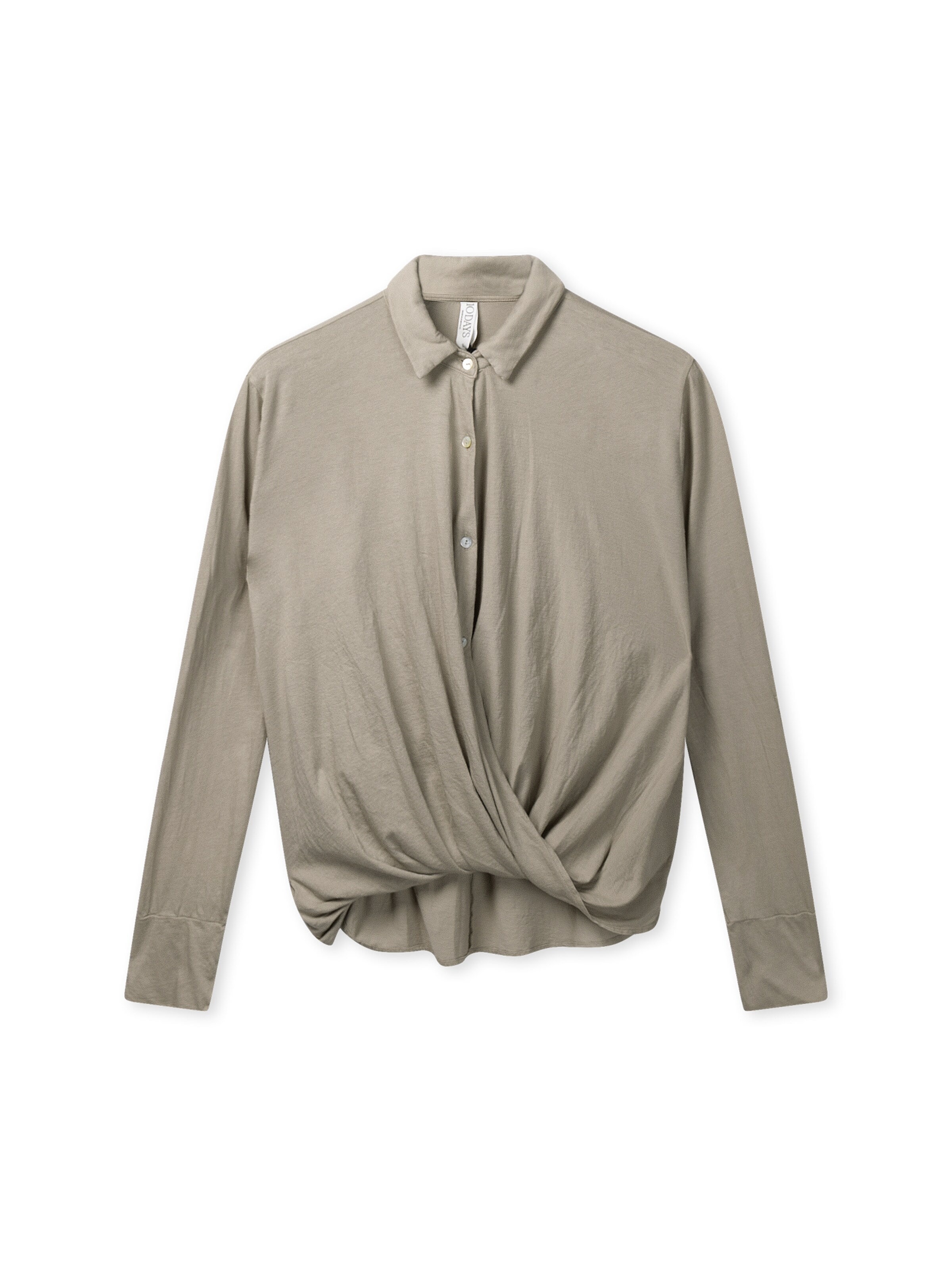 10Days Blouse in Grey: front