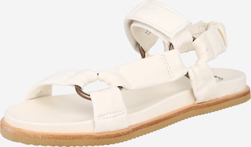 Ca'Shott Sandals in White: front