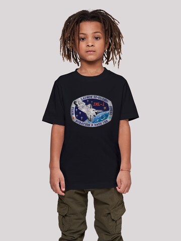 T-Shirt 'NASA STS 42 Discovery Mission Badge Distressed' F4NT4STIC en noir : devant
