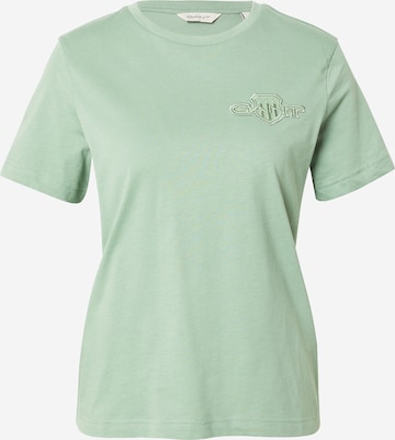T-shirt GANT en vert : devant